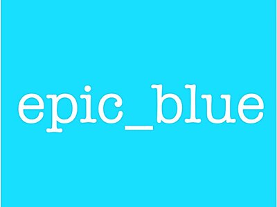 エピックブルー(epic-blue)の紹介画像